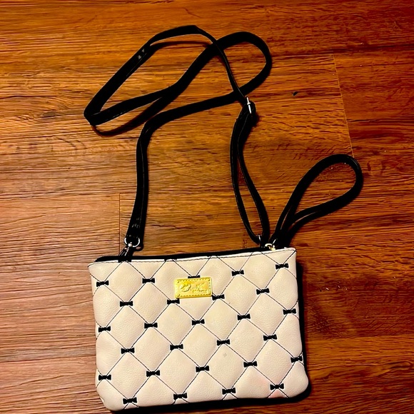 Betsey Johnson Bags Luv Betsey By Betsey Johnson Bow Embroidered Crossbody Bag W Built In